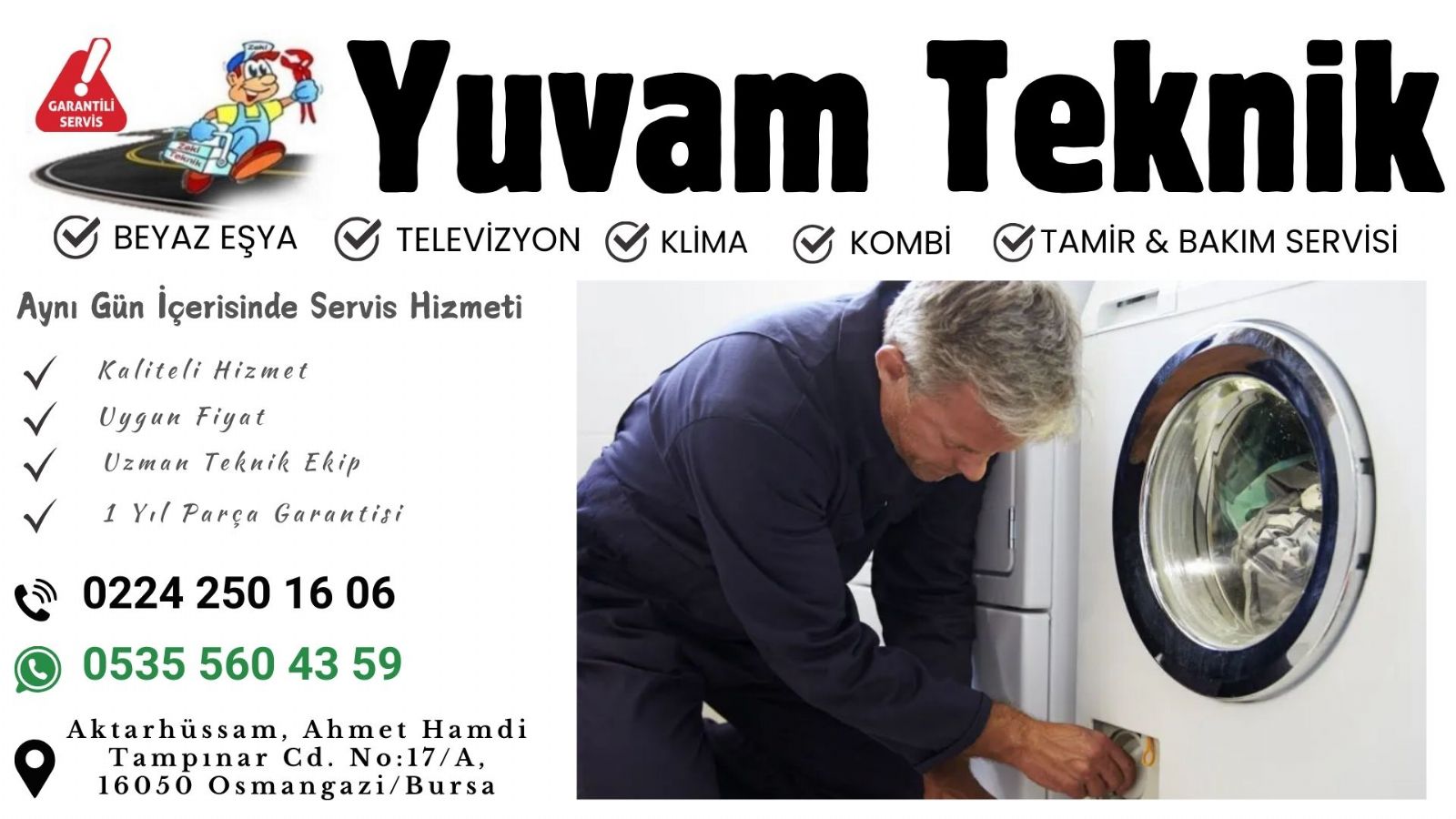 Yıldırım Çamaşır Makinesi Tamircisi